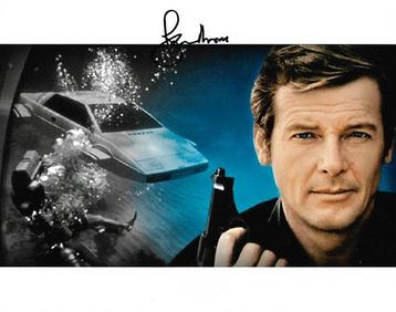 Roger Moore - Autographed Photo The Spy Who Loved Me James