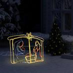 vidaXL Kerstdecoratie kerststal 240 LEDs 116x41x87 cm