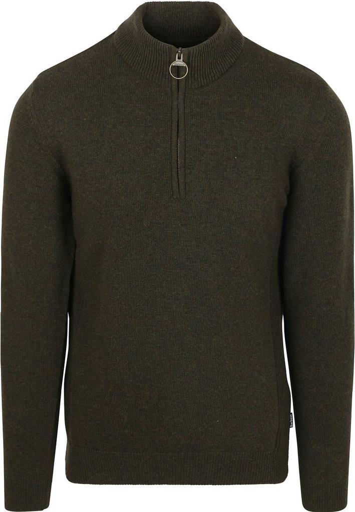 Barbour Half Zip Trui Wol Olive maat Maat 52/54 (L) Heren, Kleding | Heren, Truien en Vesten, Nieuw, Maat 52/54 (L), Verzenden
