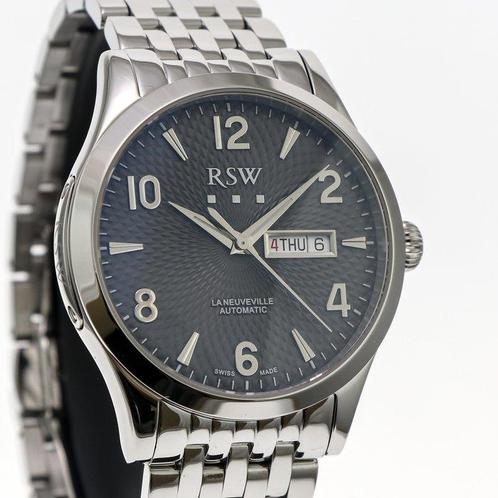 RSW - La Neuveville Model - RSWA148-SS-3 - Sans Prix de, Handtassen en Accessoires, Horloges | Heren
