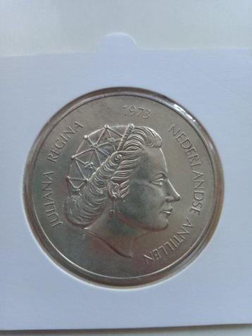 Antilles néerlandaises. Juliana. 25 Gulden 1973 (Sans Prix beschikbaar voor biedingen