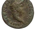 Romeinse Rijk. Nero (54-68 n.Chr.). As Lugdunum - Victory, Postzegels en Munten