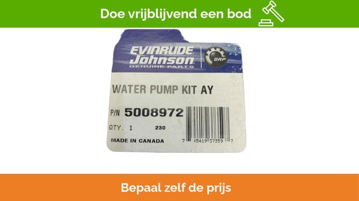 Bieden: Evinrude Johnson Waterpump Kit 5008972, Sports nautiques & Bateaux, Accessoires navigation, Enlèvement ou Envoi