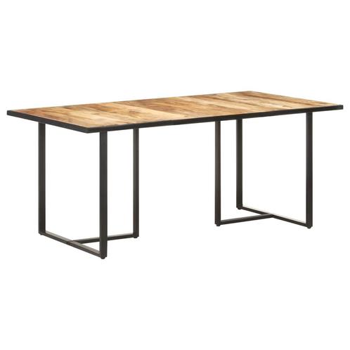 vidaXL Table de salle à manger 180 cm Bois de manguier, Maison & Meubles, Tables | Tables à manger, Neuf, Envoi