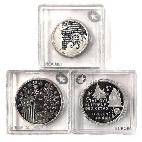 Europe. 1 1/2 Euro / 2 1/2 Euro / 10 Euro 2006/2010 (3, Postzegels en Munten, Munten | Europa | Euromunten