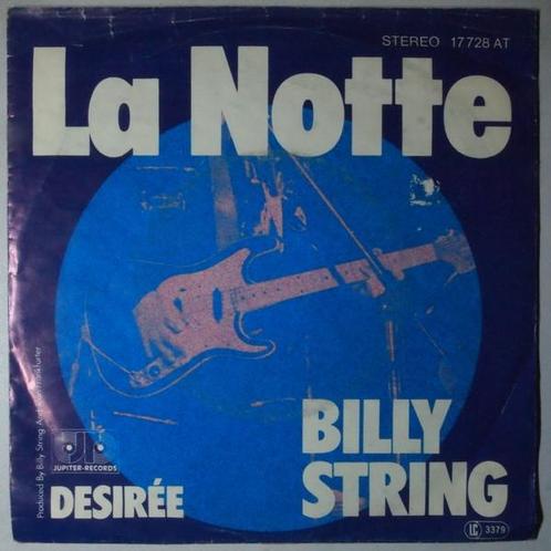 Billy String - La notte - Single, Cd's en Dvd's, Vinyl Singles, Single, Gebruikt, 7 inch, Pop