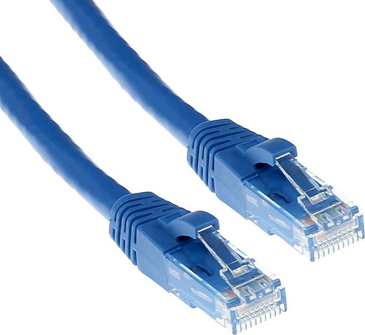 ACT 2m Cat6 UTP Blauw Nieuw, Computers en Software, Pc- en Netwerkkabels, Zo goed als nieuw, Ophalen of Verzenden