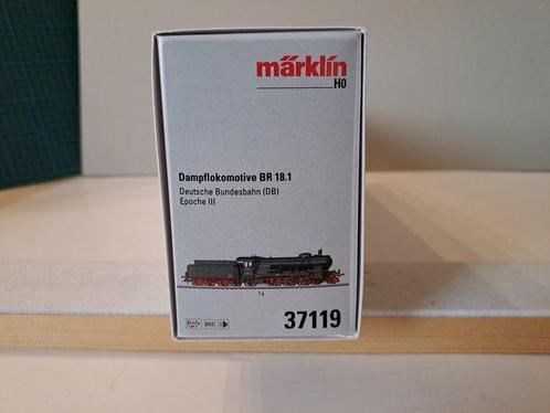 Märklin H0 - 37119 - Stoomlocomotief met tender (1) - BR, Hobby en Vrije tijd, Modeltreinen | H0