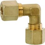 Knelkoppeling 2xØ6mm 90° messing, Auto-onderdelen, Ophalen of Verzenden, Nieuw