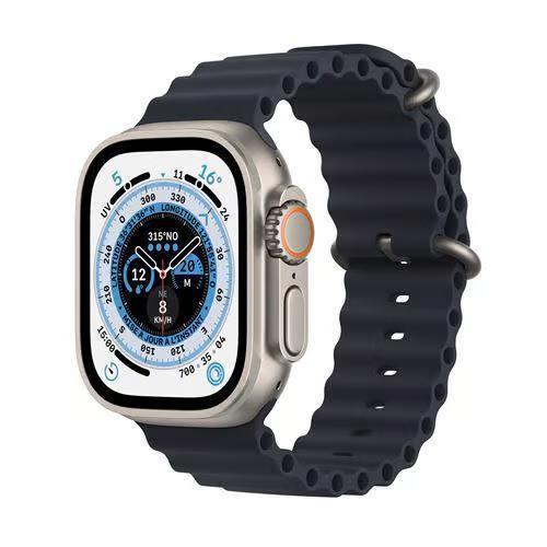 Apple Watch Ultra 49mm LTE Ocean Midnight Titanium met GA..., Telecommunicatie, Mobiele telefoons | Apple iPhone, Gebruikt, Ophalen of Verzenden