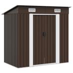vidaXL Tuinberging 194x121x181 cm staal bruin, Verzenden, Nieuw