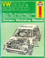 1974 - 1979 VOLKSWAGEN GOLF | SCIROCCO BENZINE VRAAGBAAK, Auto diversen, Handleidingen en Instructieboekjes