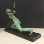 by Laurens for Max Le verrier - sculptuur, Diane the, Antiek en Kunst