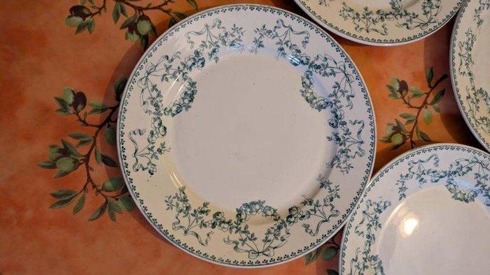 Sarreguemines - Assiette de service (4) - Porcelaine - 4, Antiek en Kunst, Antiek | Glaswerk en Kristal