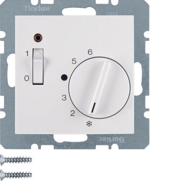 Thermostat dambiance Hager Berker avec interrupteur LED à, Bricolage & Construction, Ventilation & Extraction, Envoi