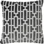Tweedekans | Zuiver Scape Kussen 45x45 Denim Zwart, Huis en Inrichting, Ophalen of Verzenden, Nieuw