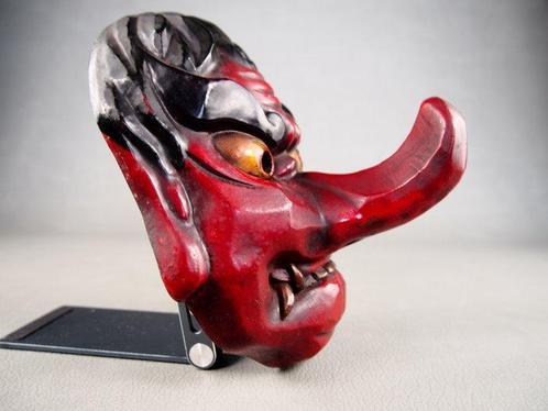 Noh masker - Hout, Tengu-masker - Meiji tot het begin van de, Antiek en Kunst, Antiek | Overige Antiek
