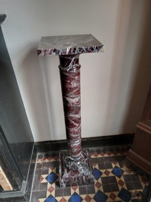Colonne - 1900-1910 - Colonne en marbre rouge, Antiquités & Art, Antiquités | Autres Antiquités