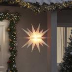 vidaXL Kerstlamp met LED inklapbaar 100 cm wit, Verzenden, Nieuw