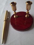 Jacques Adnet, Aldo Tura - Asbak (2) - galucha leder glas