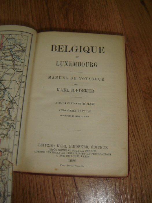 Karl Baedeker - Baedeker Allemagne sud, nord est france, sud, Antiek en Kunst, Antiek | Boeken en Manuscripten
