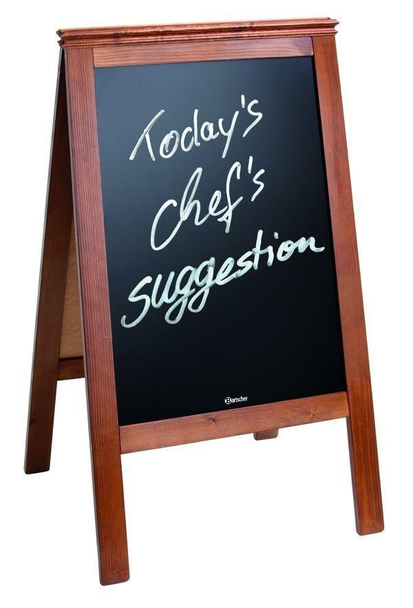 Krijtstoepbord | BISTRO | Hout | Schrijfvlak 530x795mm, Zakelijke goederen, Horeca | Keukenapparatuur, Nieuw in verpakking, Verzenden