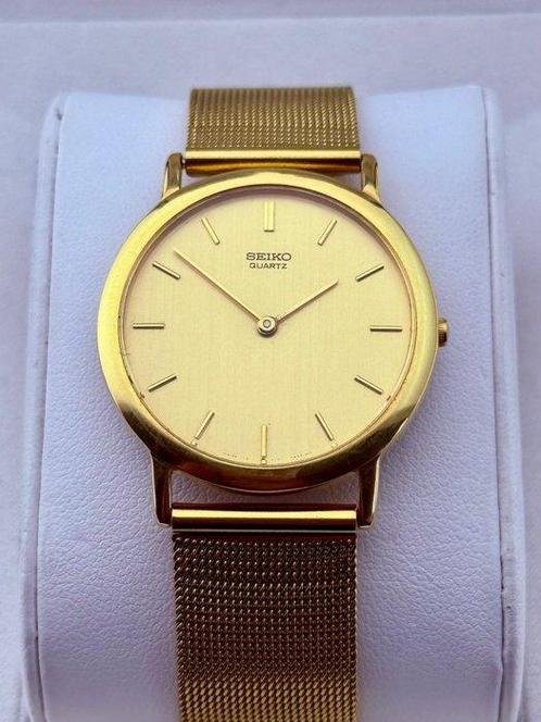 Seiko - Extra Thin - 18k GP - Zonder Minimumprijs - 903184 -, Handtassen en Accessoires, Horloges | Antiek