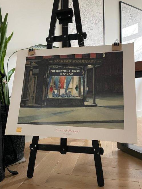 Edward Hopper - after (1882-1967), Drug Store, 1927,, Antiek en Kunst, Kunst | Tekeningen en Fotografie
