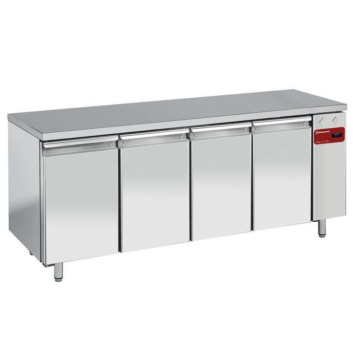 Koeltafel, geventileerd, 4 deuren EN 600x400, (zonder groep), Zakelijke goederen, Horeca | Keukenapparatuur, Koelen en Vriezen