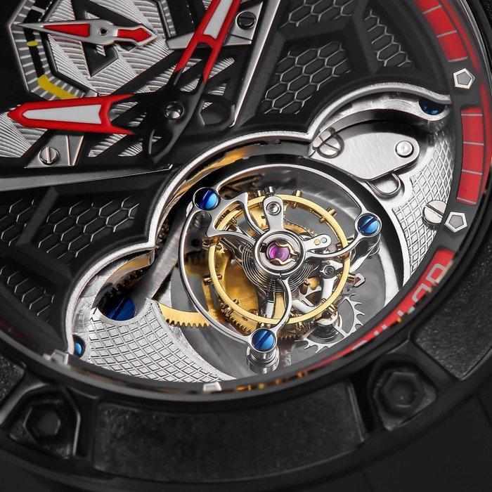 Astronic - Flying TOURBILLON - Co-axial - Swiss Tritec -, Handtassen en Accessoires, Horloges | Heren