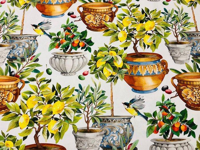 Heropleving van een tuin: bloemrijke elegantie en hangende, Antiquités & Art, Tapis & Textile