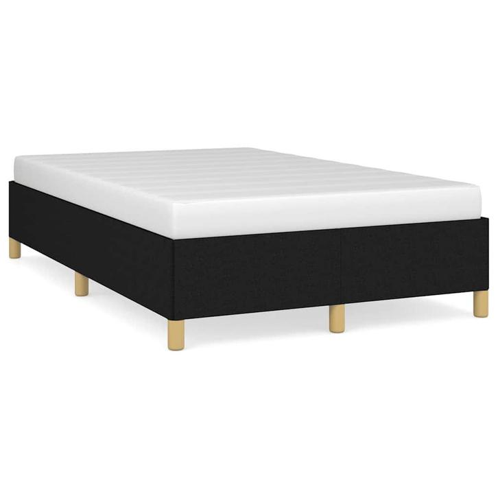 Bedframe 120x190 Zwart | Tweede Kansje, Huis en Inrichting, Slaapkamer | Bedden, 120 cm, 190 cm of minder, Zwart, Nieuw, Stof