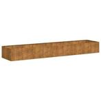 Plantenbak Roestig 360cm | Retour Deal | -46%, Tuin en Terras, 100 cm of meer, Verzenden, Nieuw, Metaal