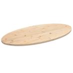 vidaXL Tafelblad ovaal 110x55x2,5 cm massief grenenhout, Verzenden, Nieuw