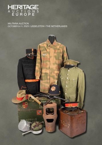 Grote militariaveiling | 9-11 oktober 2025 beschikbaar voor biedingen