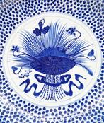 Schotel - Porselein - Monumentaal wit en blauw