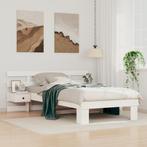 vidaXL Bedframe met lade met hoofdeinde Wit 90 x 200 cm, Huis en Inrichting, Slaapkamer | Bedden, Verzenden, Nieuw