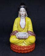 Beeldje - Perfume lamp with exotic woman - Porselein