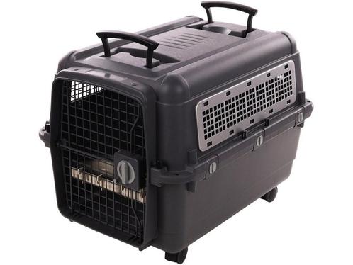Flamingo Lanta - Reisbench hond - Transportbox M 71x51x54 cm, Huis en Inrichting, Woonaccessoires | Overige, Zo goed als nieuw