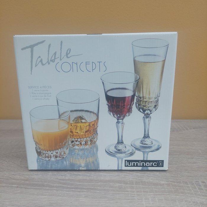 Cristallerie dArques / Luminarc - table concepts -, Antiek en Kunst, Antiek | Meubels | Tafels