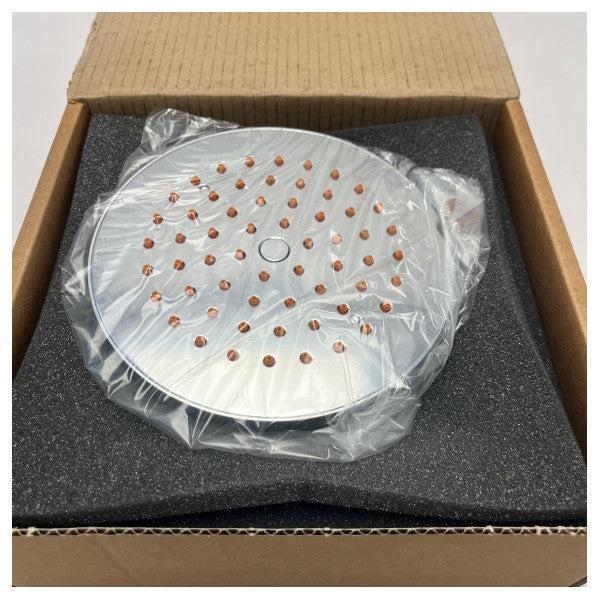 Bieden: Zucchetti chroom round D150 mm shower, Doe-het-zelf en Bouw, Sanitair, Ophalen of Verzenden