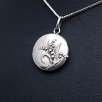 Argent, Médaillon photographique de lArt nouveau - Collier
