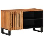 vidaXL Tv-meubel 80x34x46 cm massief acaciahout, Huis en Inrichting, Verzenden, Nieuw