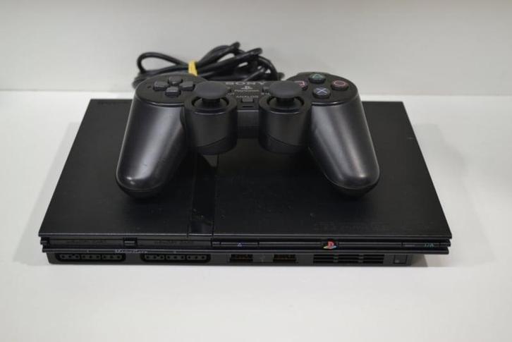 PlayStation 2 Console Slim Black, Games en Spelcomputers, Spelcomputers | Sony PlayStation 2
