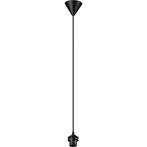 Stoffen LED Hanglamp Zwart - Trion Alpar 1-lichts Rond 12cm, Verzenden, Nieuw