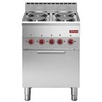 Fornuis + Heteluchtoven | PRO 600 | Elektrisch | 4, Verzenden, Nieuw in verpakking