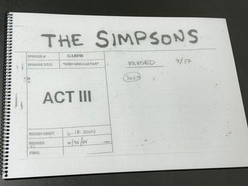 The Simpsons - 1 Storyboard van Goo Goo Gai Pan - Act III