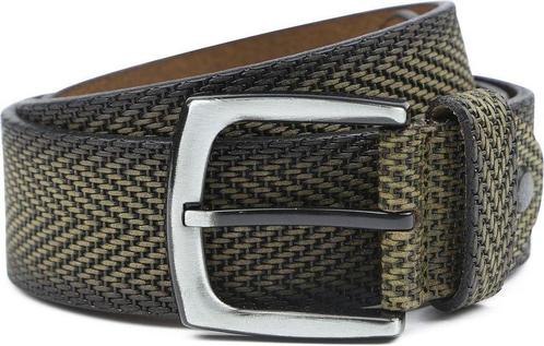 Suitable Riem Structuur Leer Groen maat 105 Heren, Kleding | Heren, Riemen en Ceintuurs, Riem of Ceintuur, Nieuw, Echt leder, Verzenden