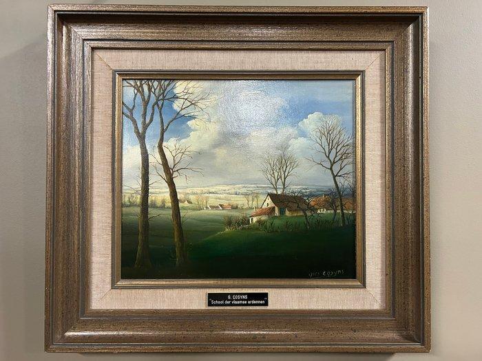 Gies Cosyns (1920-1997) - Landschap der Vlaamse Ardennen, Antiek en Kunst, Kunst | Schilderijen | Klassiek
