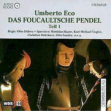 Das Foucaultsche Pendel, 4 Audio-CDs  Eco, Umber...  Book, Livres, Livres Autre, Envoi